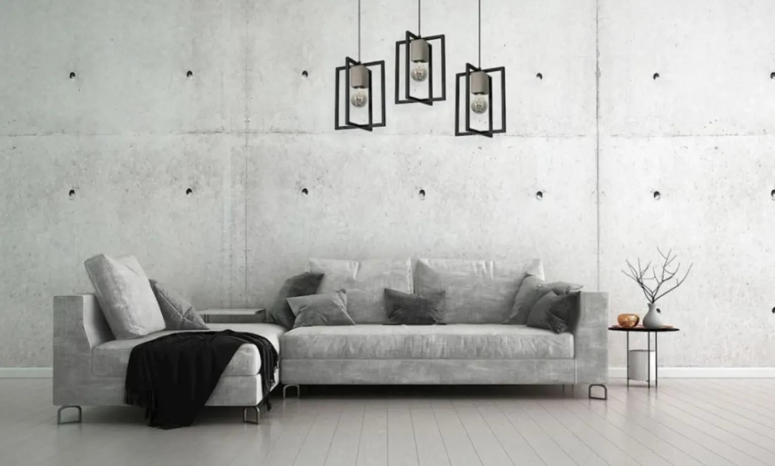 Best Lampa wisząca do industrialnego salonu MLP3712 RALPH | Kaja Żyrandole Nowoczesne