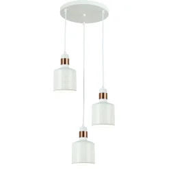 Cheap Lampa wisząca do jadalni PND-2439-3-WH RESTENZA | Kaja Oświetlenie Żyrandole Nowoczesne