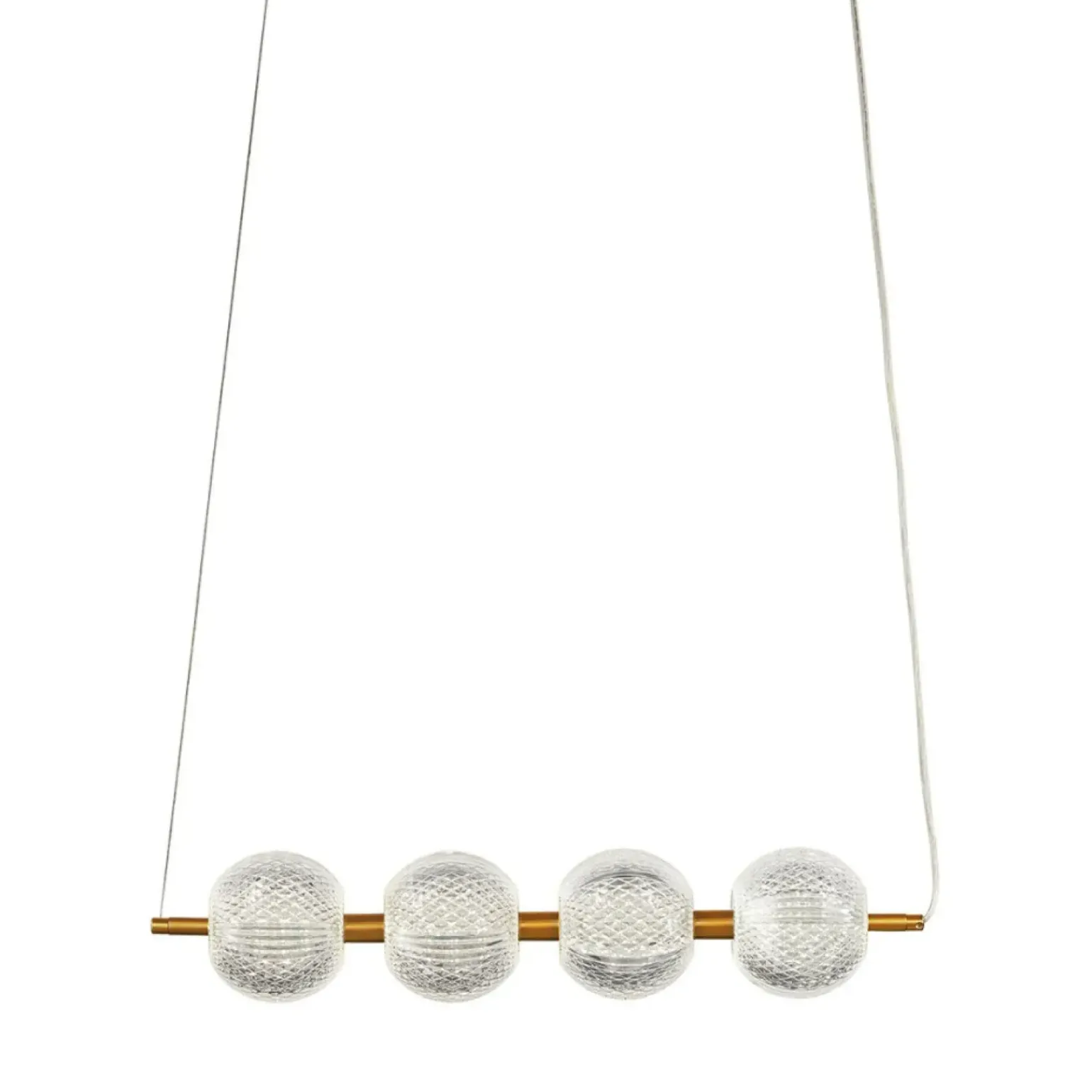 Best Sale Lampa wisząca do jadalni w stylu glamour LP-2202/4L GD DIAMOND | Kaja Żyrandole Nowoczesne