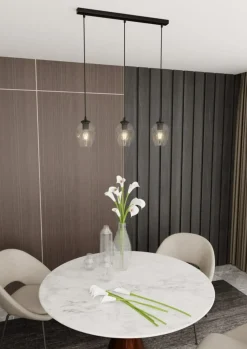 Discount Lampa wisząca do oświetlenia stołu w salonie 679/3 ISTAR | Kaja Żyrandole Nowoczesne