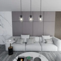 Discount Lampa wisząca do oświetlenia stołu w salonie 679/3 ISTAR | Kaja Żyrandole Nowoczesne