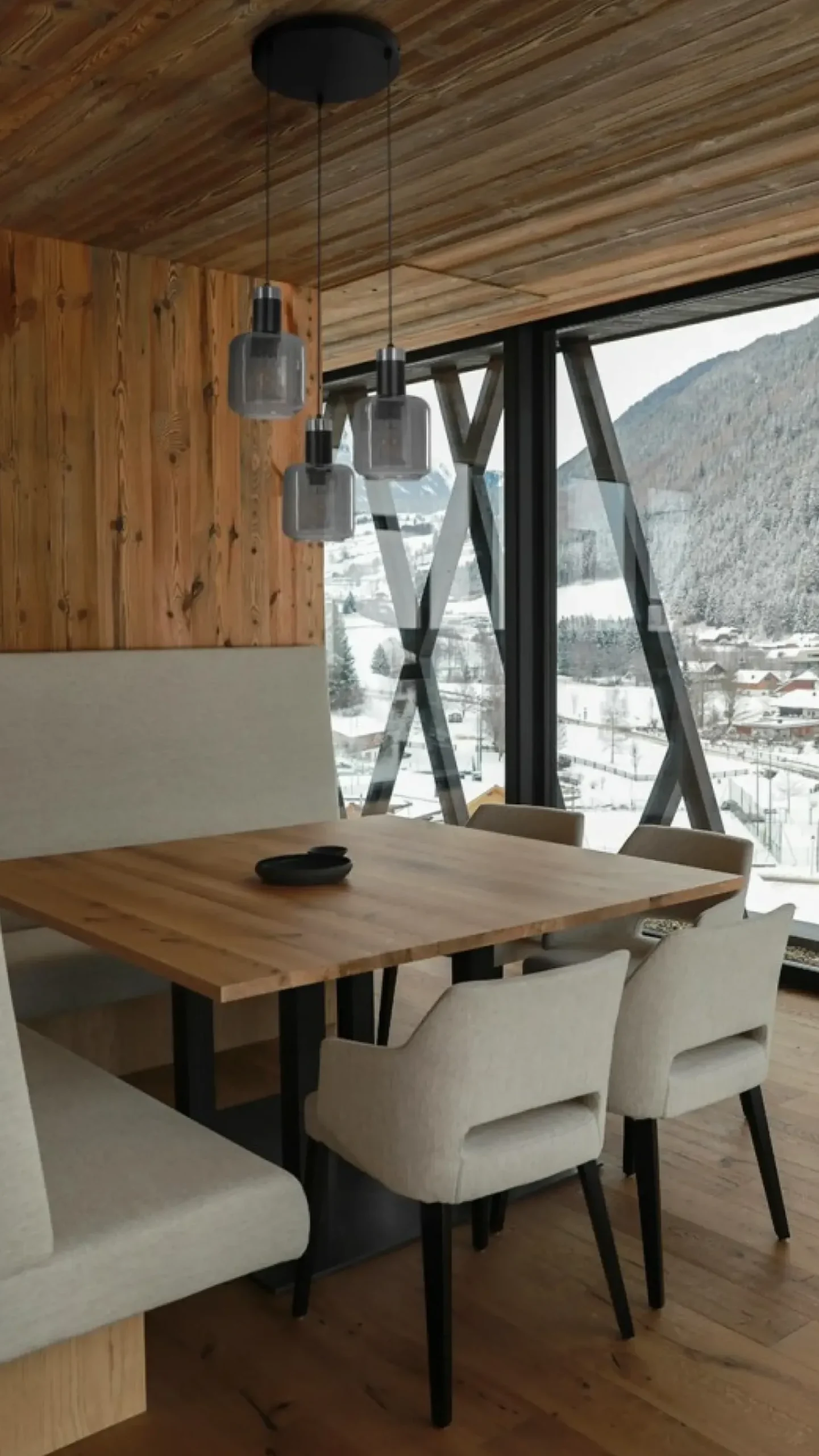 Sale Lampa wisząca do pokoju dziennego, na trzy żarówki K-5262 z serii DENIS Żyrandole Nowoczesne