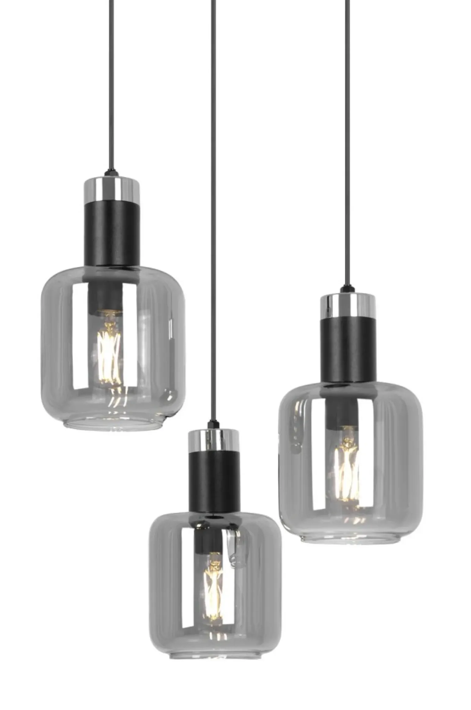 Sale Lampa wisząca do pokoju dziennego, na trzy żarówki K-5262 z serii DENIS Żyrandole Nowoczesne