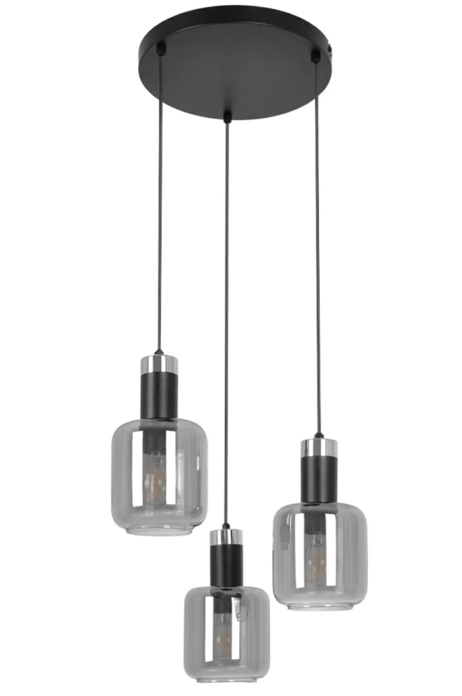 Sale Lampa wisząca do pokoju dziennego, na trzy żarówki K-5262 z serii DENIS Żyrandole Nowoczesne