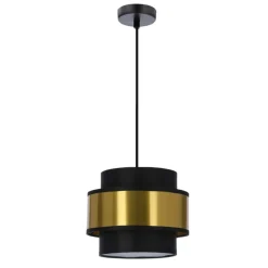 Sklep Kaja Lampa wisząca do salonu glamour, czarna 31-17918 z serii PRESTIGE