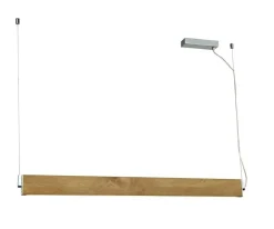 Flash Sale Lampa wisząca drewniana listwa LED nad stół AZ1686 NORMAN XL | Kaja Żyrandole Nowoczesne