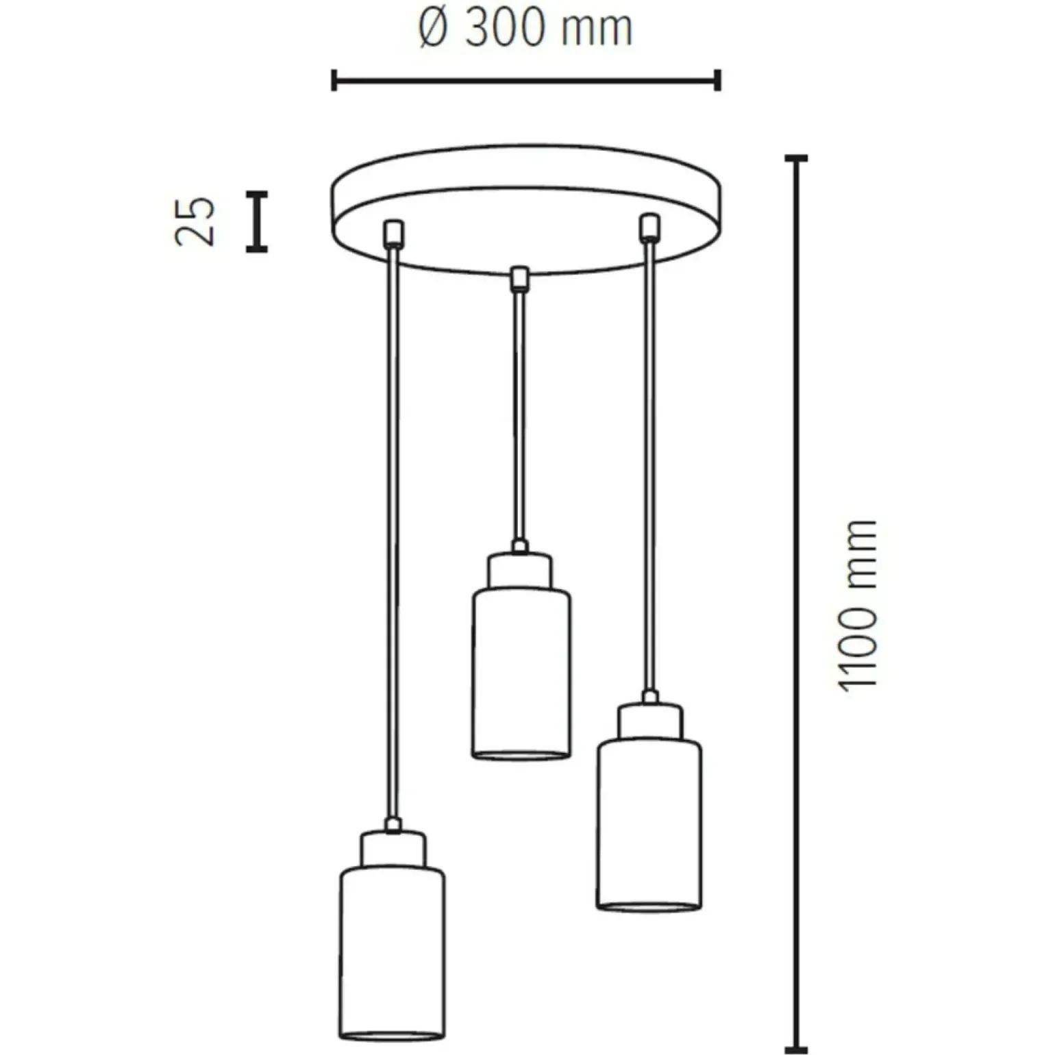 Fashion Lampa wisząca drewniana tarcza z białymi zwisami 1720574 BOSCO | Kaja Żyrandole Nowoczesne