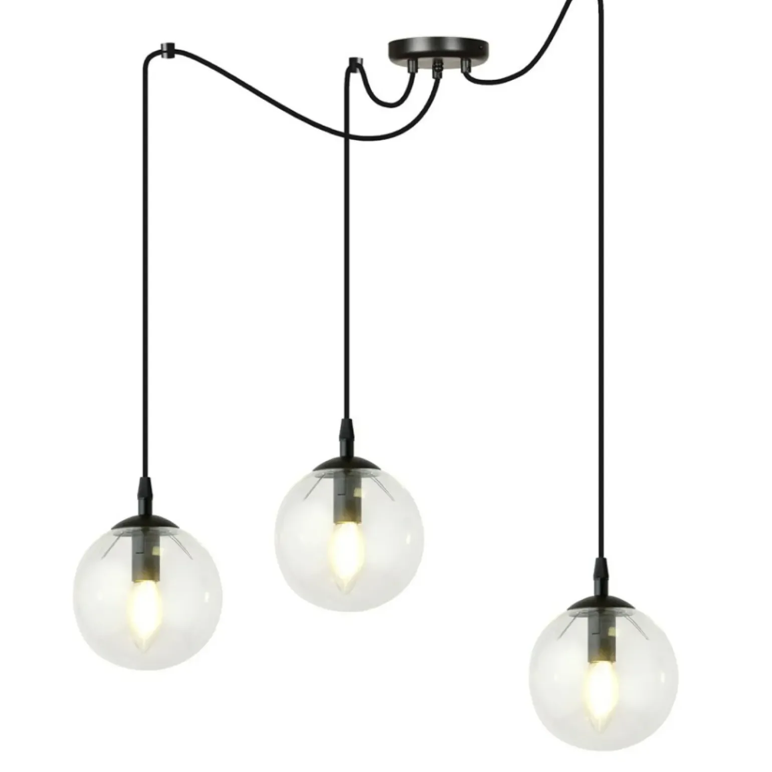 Clearance Lampa wisząca idealna do oświetlenia salonu 936/3 | Kaja Oświetlenie Żyrandole Nowoczesne