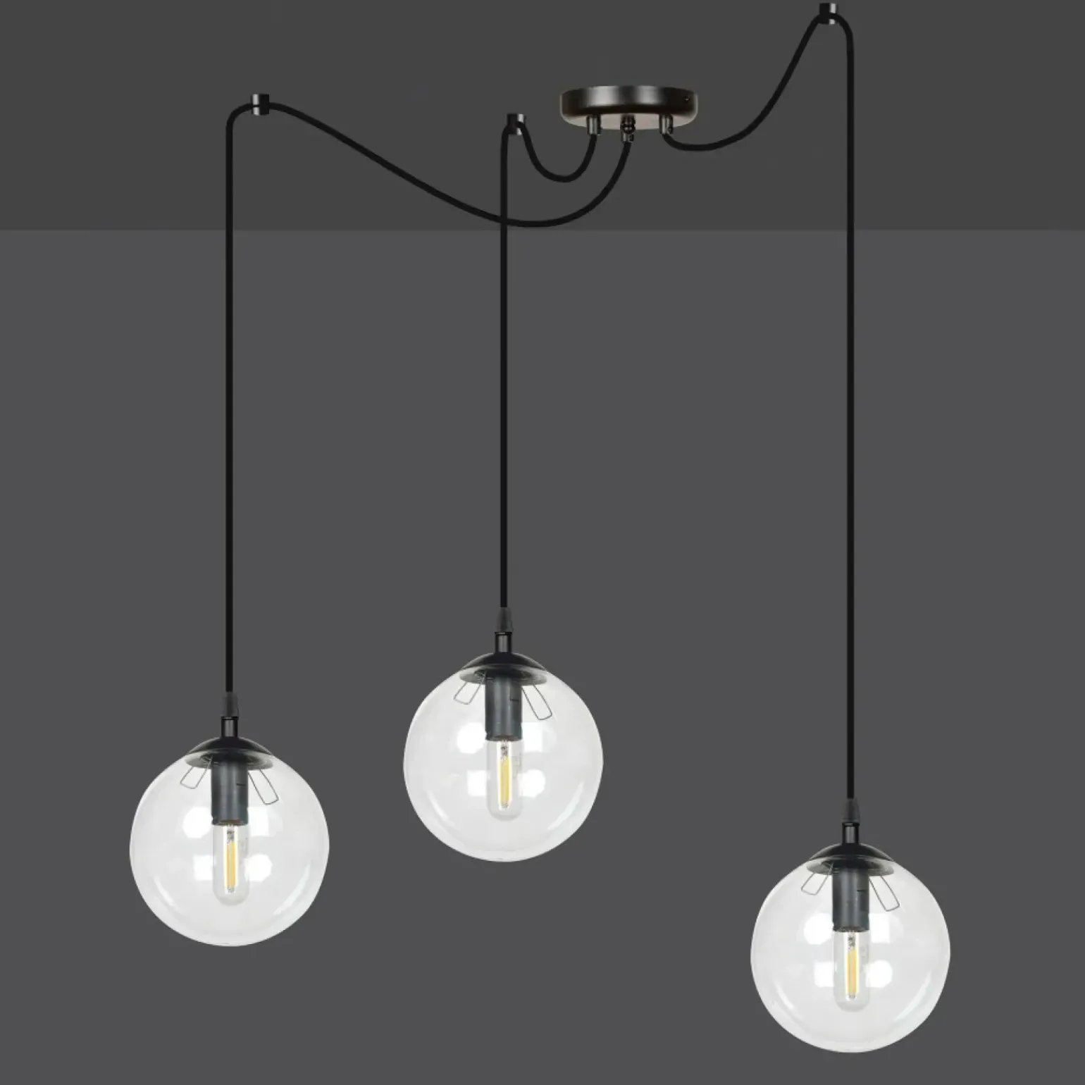 Clearance Lampa wisząca idealna do oświetlenia salonu 936/3 | Kaja Oświetlenie Żyrandole Nowoczesne