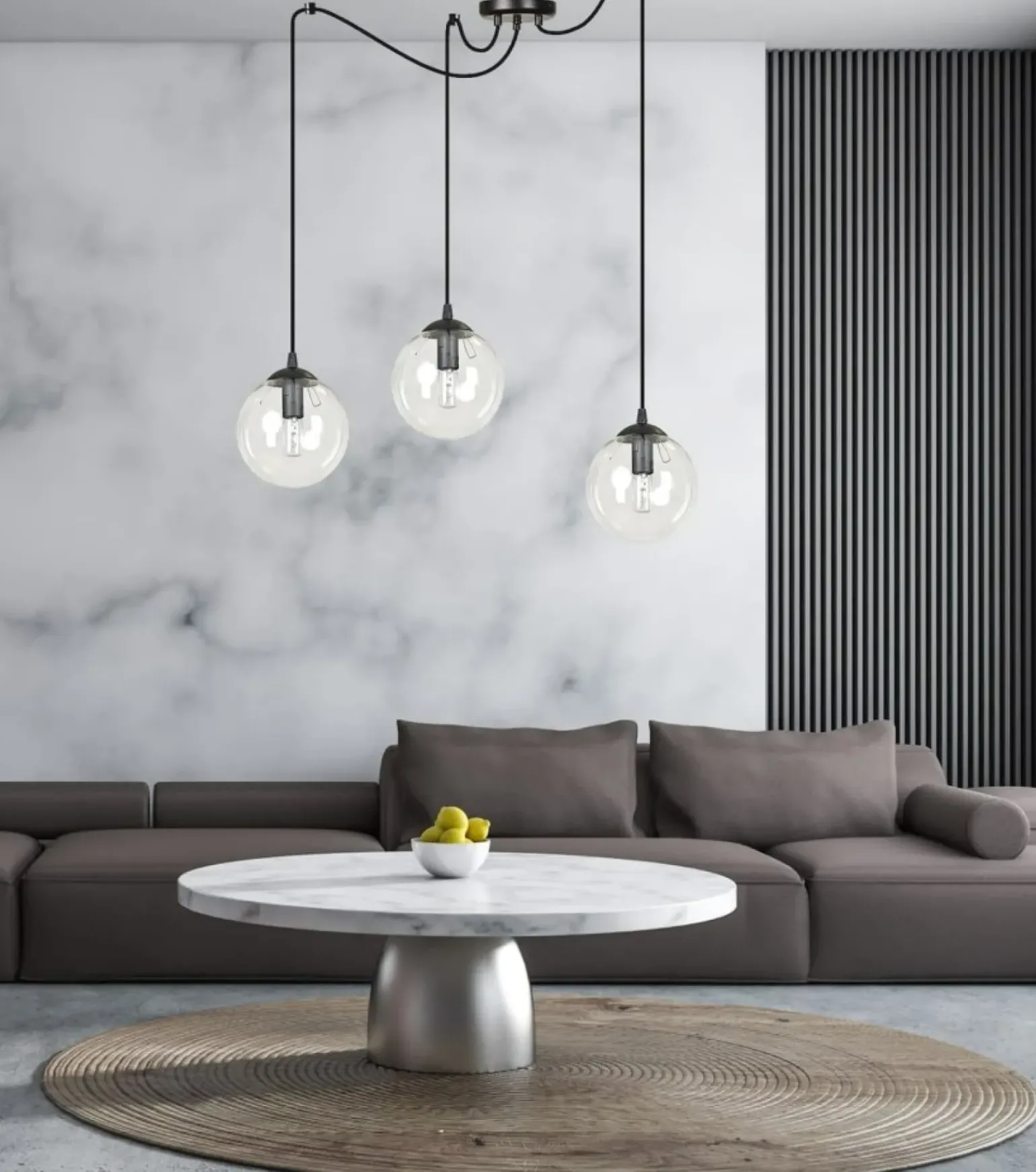 Clearance Lampa wisząca idealna do oświetlenia salonu 936/3 | Kaja Oświetlenie Żyrandole Nowoczesne