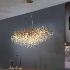 Clearance Lampa wisząca imitująca drzewo 2031-11 z serii ICICLE | Kaja Żyrandole Nowoczesne