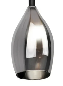 Hot Lampa wisząca kaskada kloszy na antresolę AZ2940 IZZA SMOKY | Kaja Żyrandole Nowoczesne