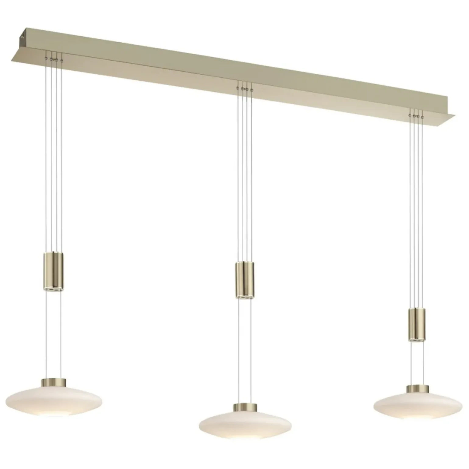 Cheap Lampa wisząca LED 3 źródła, barwa ciepła 2081-60 z serii LAUTADA Żyrandole Nowoczesne