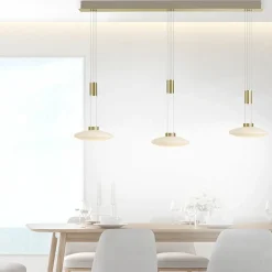 Cheap Lampa wisząca LED 3 źródła, barwa ciepła 2081-60 z serii LAUTADA Żyrandole Nowoczesne