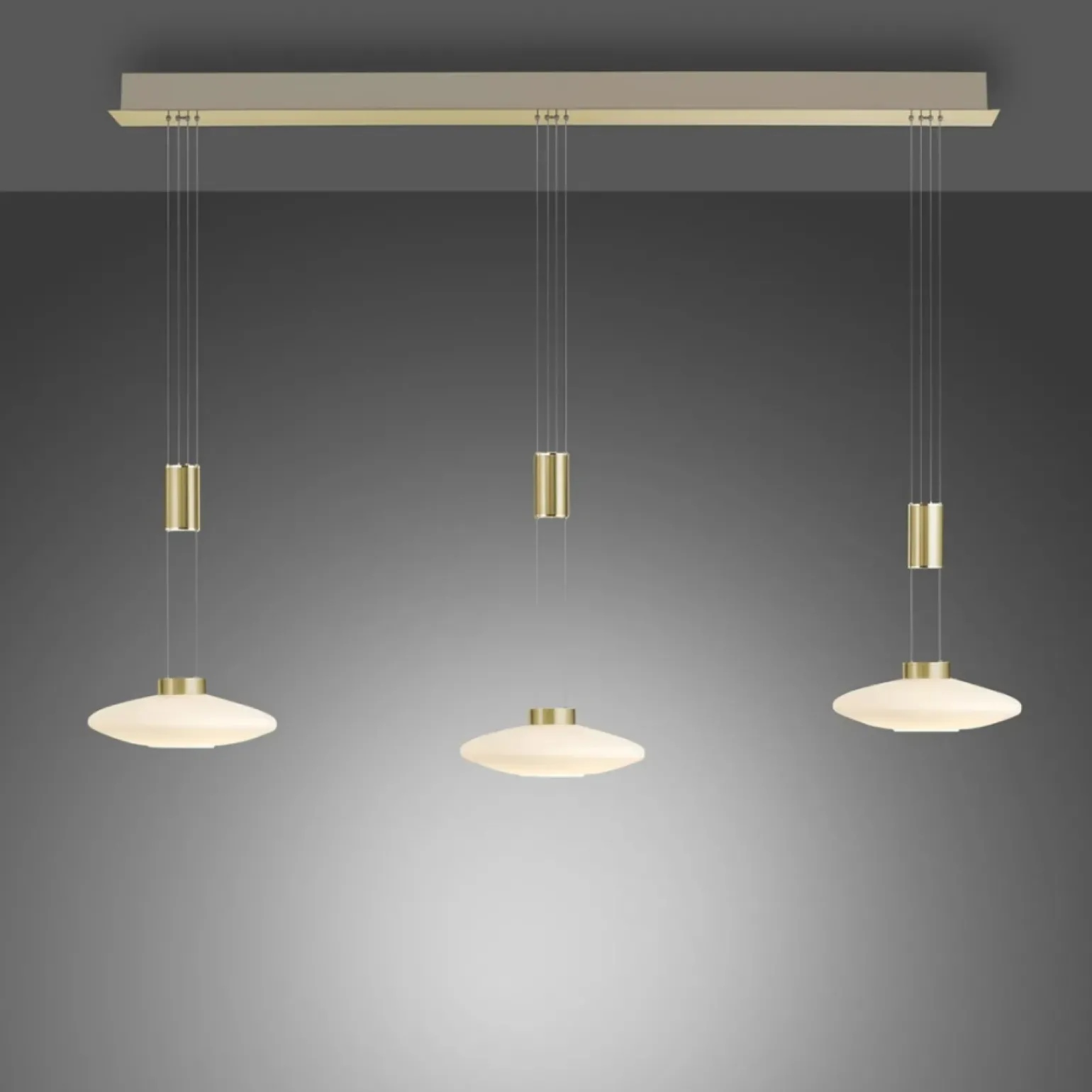 Cheap Lampa wisząca LED 3 źródła, barwa ciepła 2081-60 z serii LAUTADA Żyrandole Nowoczesne