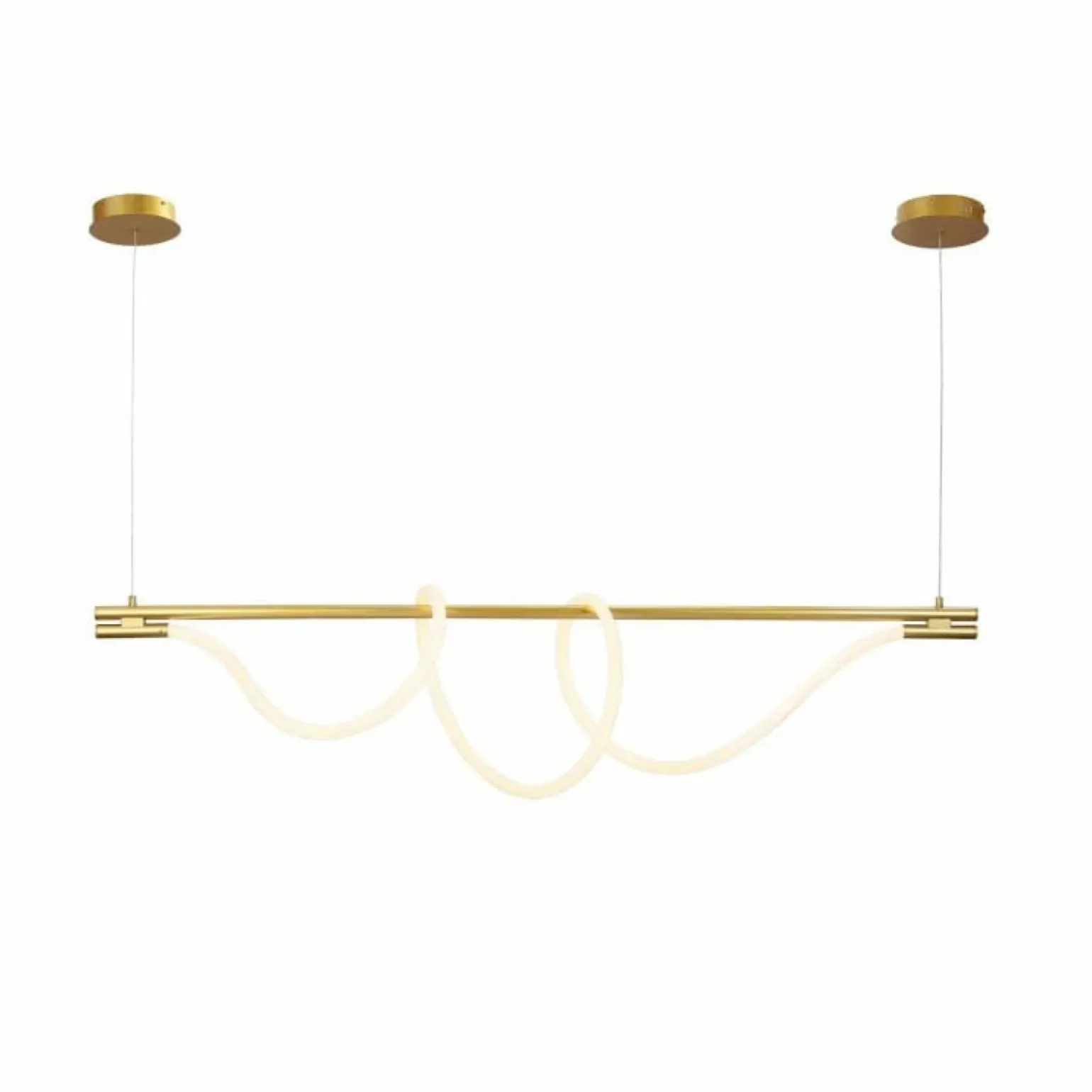 Store Lampa wisząca LED - świecący sznur ABR-HILTON-SG-38W SPIRALI | Kaja Żyrandole Nowoczesne