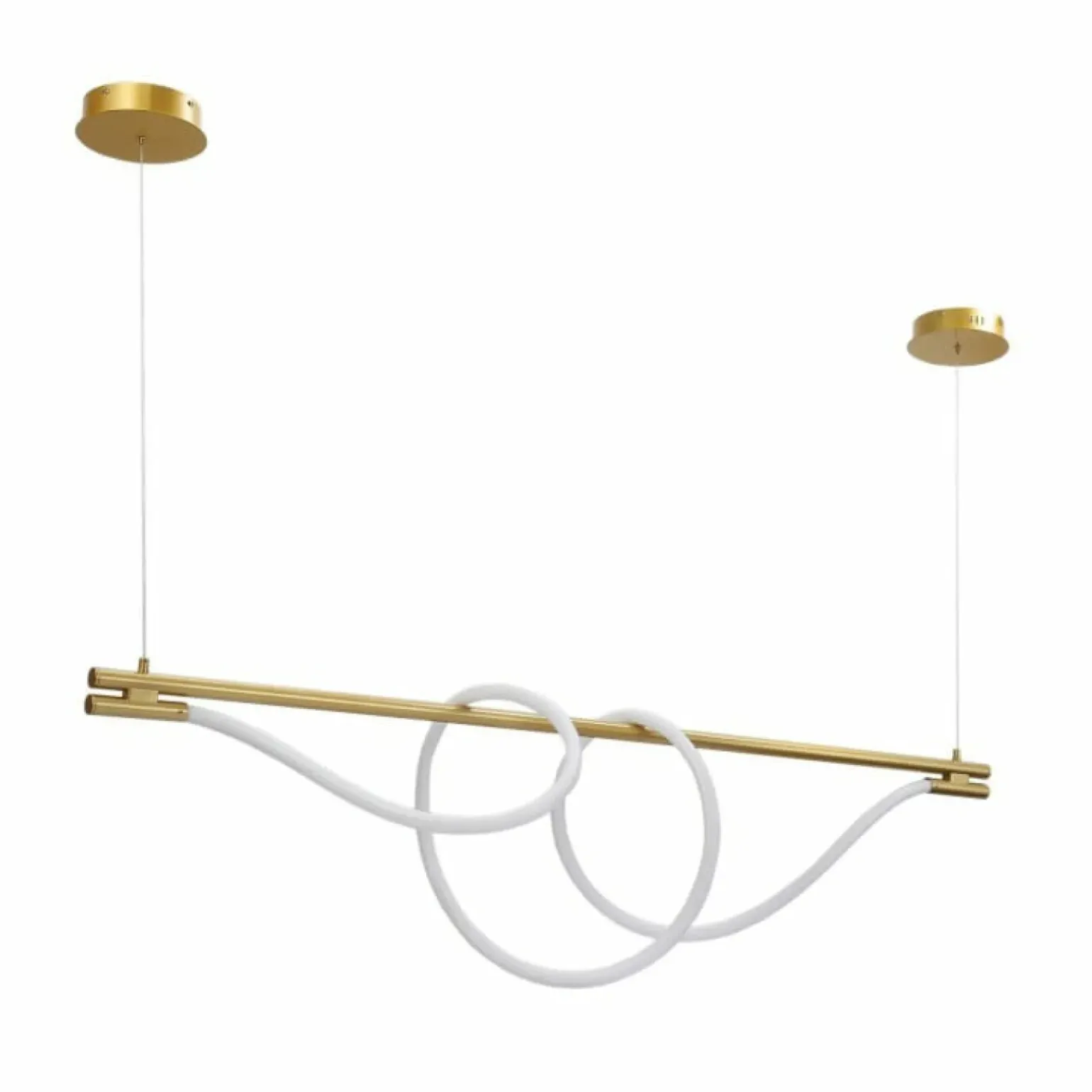 Store Lampa wisząca LED - świecący sznur ABR-HILTON-SG-38W SPIRALI | Kaja Żyrandole Nowoczesne