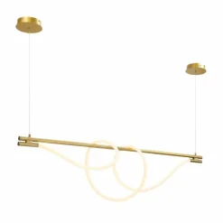 Store Lampa wisząca LED - świecący sznur ABR-HILTON-SG-38W SPIRALI | Kaja Żyrandole Nowoczesne