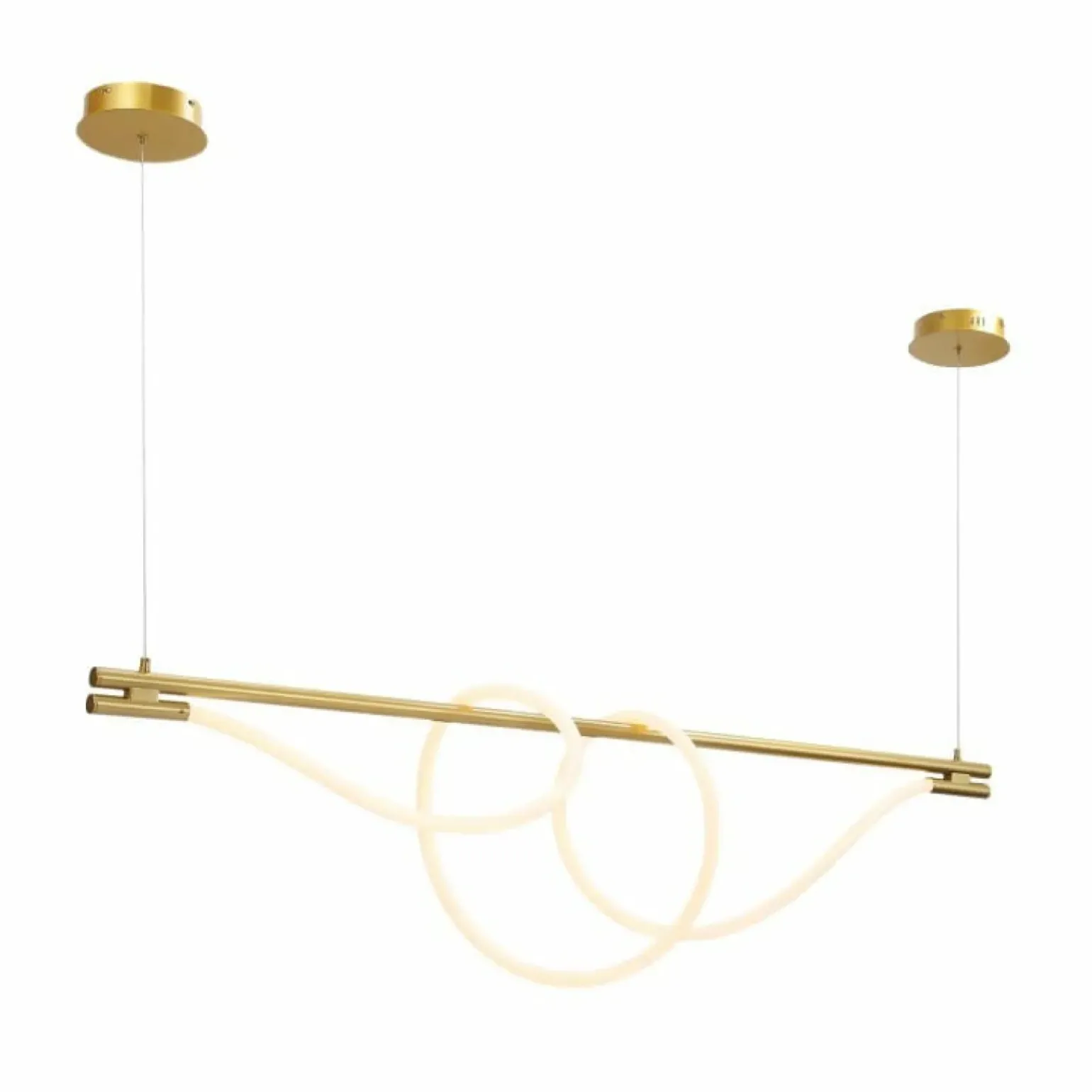 Store Lampa wisząca LED - świecący sznur ABR-HILTON-SG-38W SPIRALI | Kaja Żyrandole Nowoczesne