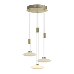 Cheap Lampa wisząca LED na okrągłej podstawie 2082-60 z serii LAUTADA | Kaja Żyrandole Nowoczesne