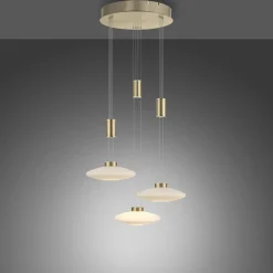 Cheap Lampa wisząca LED na okrągłej podstawie 2082-60 z serii LAUTADA | Kaja Żyrandole Nowoczesne