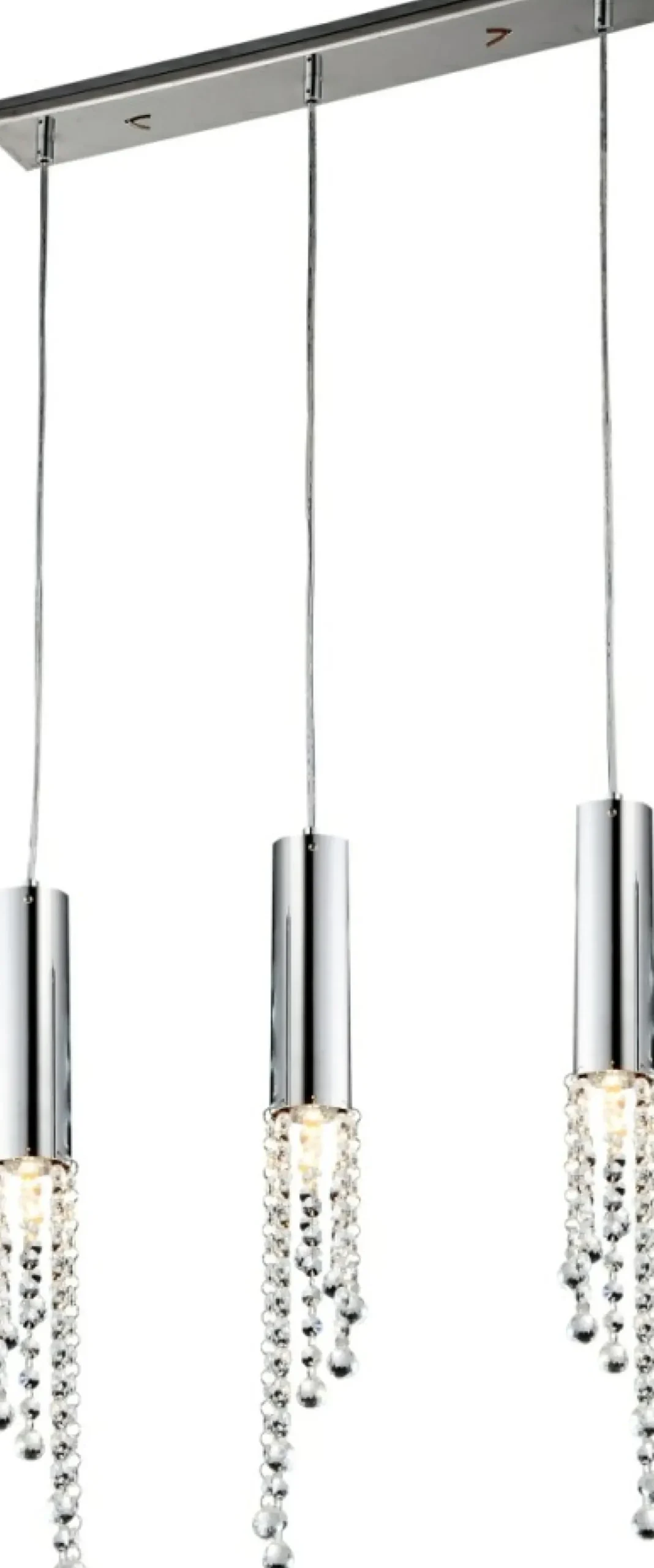 Best Sale Lampa wisząca listwa ze zwisami nad stół 33-25272 DUERO | Kaja Żyrandole Nowoczesne