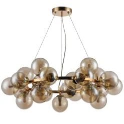 Cheap Lampa wisząca modern glamour PND-5252-25-GD-CGN CABELLA | Kaja Żyrandole Nowoczesne