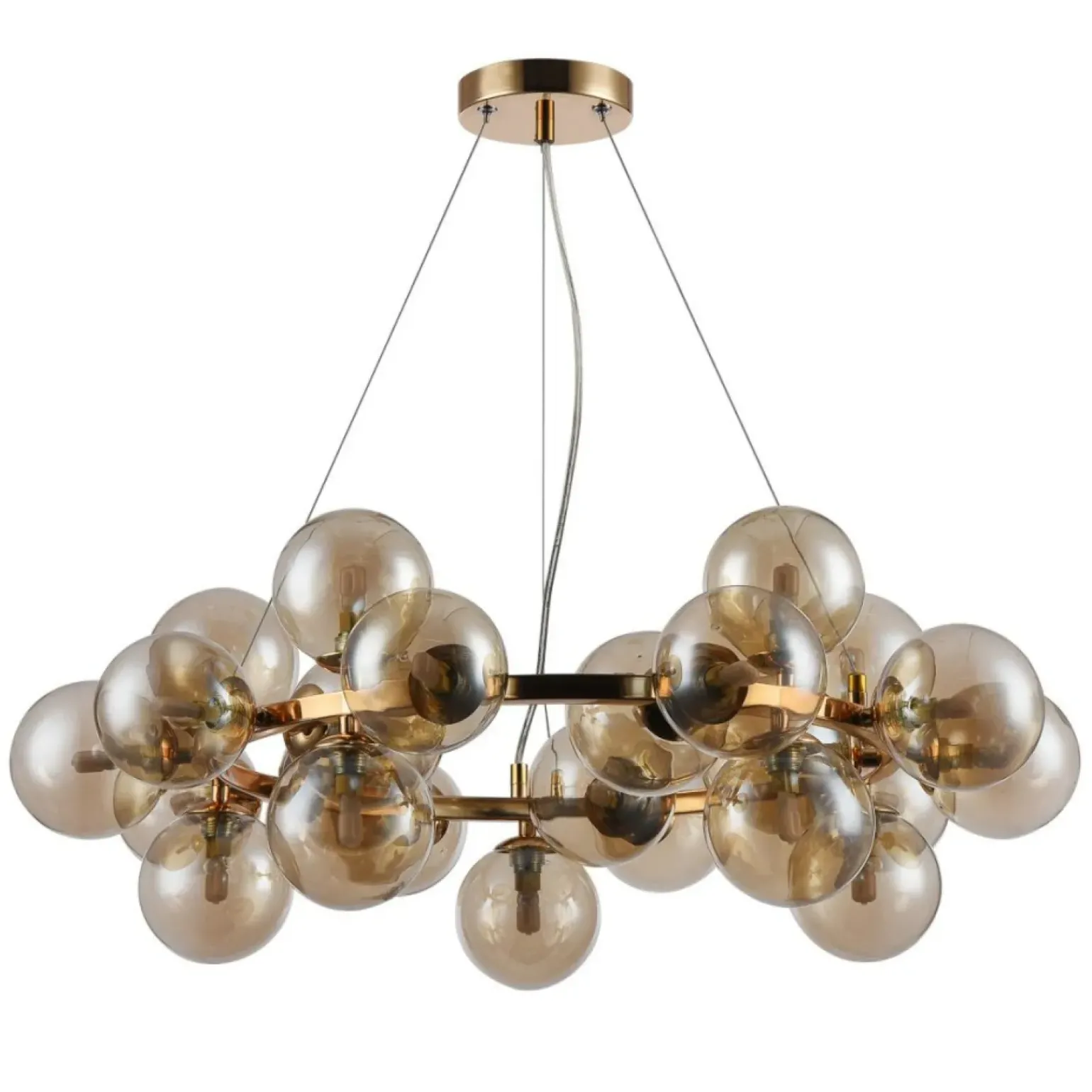 Cheap Lampa wisząca modern glamour PND-5252-25-GD-CGN CABELLA | Kaja Żyrandole Nowoczesne