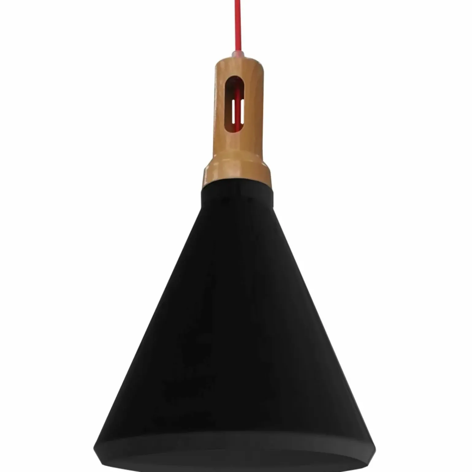 Discount Lampa wisząca na czerwonym przewodzie 31-10421 z serii ROBINSON | Kaja Żyrandole Nowoczesne