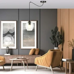 Shop Lampa wisząca na długim przewodzie 756/1 LEVEL | Kaja Oświetlenie Żyrandole Nowoczesne