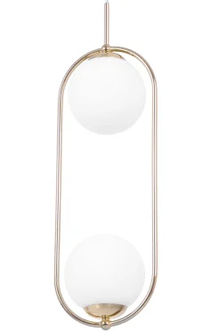 Sklep Kaja Lampa wisząca na dwie żarówki, złoty kolor K-5392 z serii RITUS