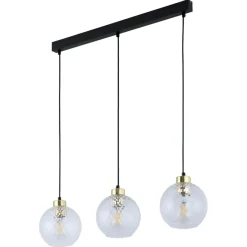 Cheap Lampa wisząca na listwie, klosze imitujące kryształ TK 4587 DEVON Żyrandole Nowoczesne