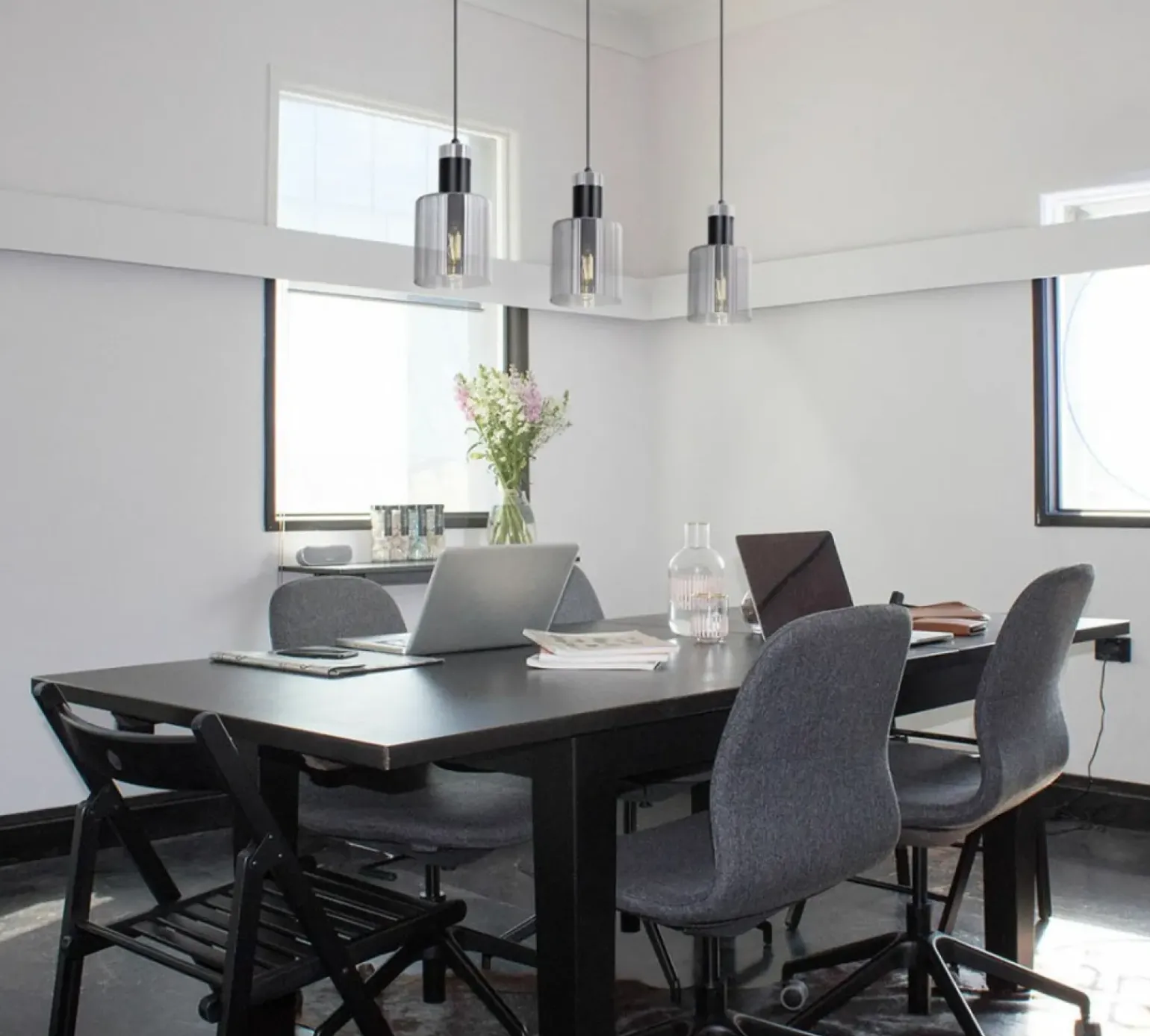 Sale Lampa wisząca na listwie, nad wyspę kuchenną K-5253 z serii BRUS Żyrandole Nowoczesne