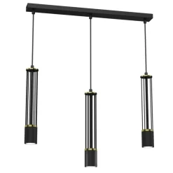 Cheap Lampa wisząca na listwie, trzy długie tuby MLP8410 z serii ESTILO | Kaja Oświetl Żyrandole Nowoczesne