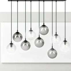 Cheap Lampa wisząca na listwie z 9 kloszami 714/9M2 | Kaja Oświetlenie Żyrandole Nowoczesne