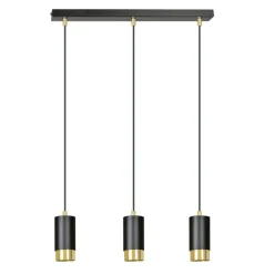 Best Lampa wisząca na listwie z delikatnymi spotami 817/3 | Kaja Żyrandole Nowoczesne