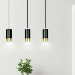 Best Lampa wisząca na listwie z delikatnymi spotami 817/3 | Kaja Żyrandole Nowoczesne