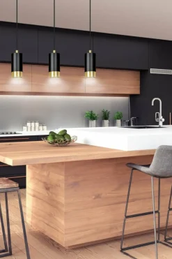 Best Lampa wisząca na listwie z delikatnymi spotami 817/3 | Kaja Żyrandole Nowoczesne