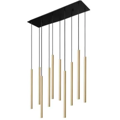 New Lampa wisząca na prostokątnej podsufitce - tuby 8924 | Kaja Żyrandole Nowoczesne