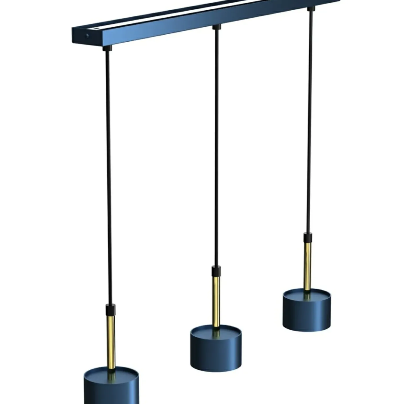 Fashion Lampa wisząca nad stół, w kolorze niebieskim MLP7773 z serii ARENA | Kaja Oświet Żyrandole Nowoczesne