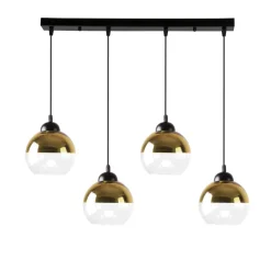 Cheap Lampa wisząca nad stół, z czterema kloszami 34-21274 z serii CONTESSA | Kaja Ośw Żyrandole Nowoczesne