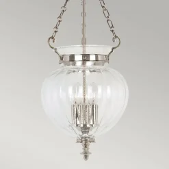 Sklep Kaja Lampa wisząca, niezwykły kształt FP-P-M-POL-NCKL z serii FINSBURY PARK