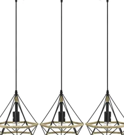 Clearance Lampa wisząca nowoczesna 8803/3 ZWIS - 06 PIRAMIDA | Kaja Oświetlenie Żyrandole Nowoczesne