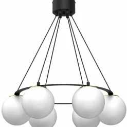 Best Lampa wisząca o poziomym układzie, nad stół LX 5674 BALLO | Kaja Żyrandole Nowoczesne