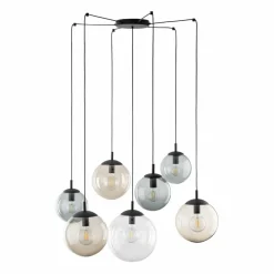 Store Lampa wisząca pająk z kolorowymi kloszami TK 4863 ESME | Kaja Żyrandole Nowoczesne