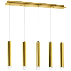 Cheap Lampa wisząca, pięć tub, oświetlenie ledowe ML5715 z serii GOLDIE | Kaja Oświetl Żyrandole Nowoczesne