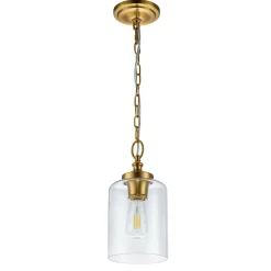 Sklep Kaja Lampa wisząca regulowana, mosiądz FE-HOUNSLOW-P-BB z serii HOUNSLOW