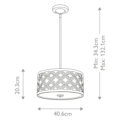 Fashion Lampa wisząca, regulowana wysokość GN-ARABELLA-P-M z serii ARABELLA Żyrandole Nowoczesne