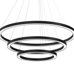 Best Sale Lampa wisząca, trzy obręcze różnej wielkości ML8424 z serii GALAXIA | Kaja Oświe Żyrandole Nowoczesne