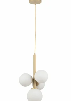 Store Lampa wisząca w kolorze beżowego złota SIG 33606 PERLA | Kaja Żyrandole Nowoczesne